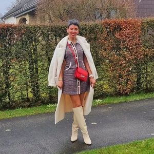 NWT Maje Renatelle Tweed Dress